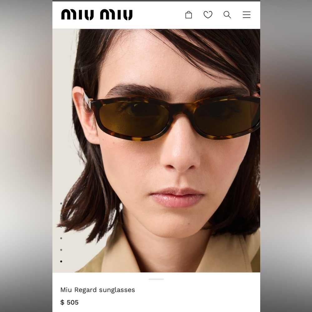 Miu Miu Regard Sunglasses